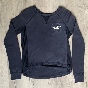 Hollister Crew Neck Pull Over (Navy)